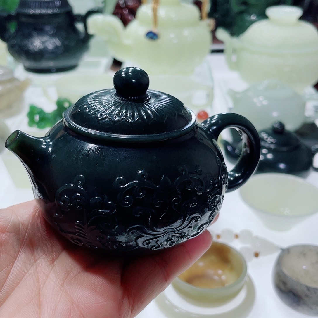 和田玉（青玉）把件未镶嵌?*品