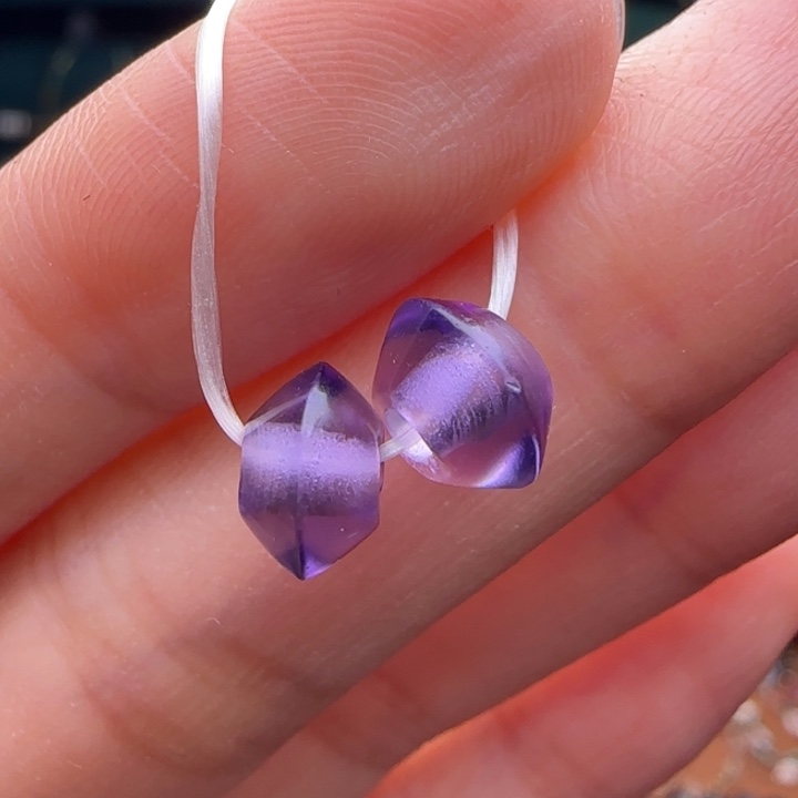 颈饰未镶嵌紫晶方*单