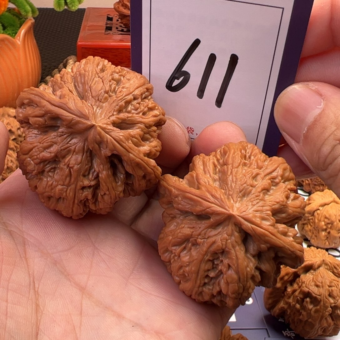 文玩核桃把件全品平谷大粗筋47尺寸611号