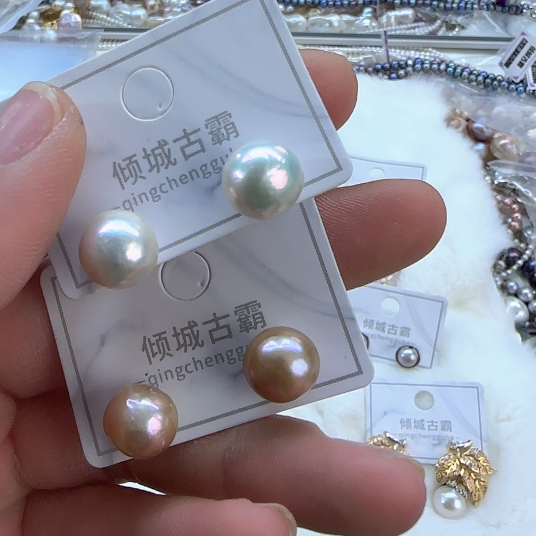 银S925镶嵌项链定制多样性发货发其一451淡水珍珠