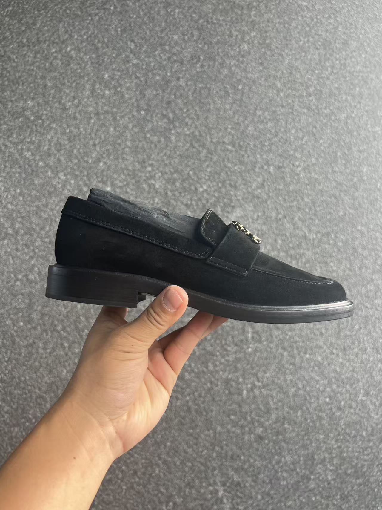 香家丝绒乐福 时尚休闲女鞋