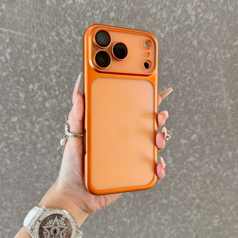 新款磨砂适用苹果17手机壳17Pro全包16新款15保护套17promax简约