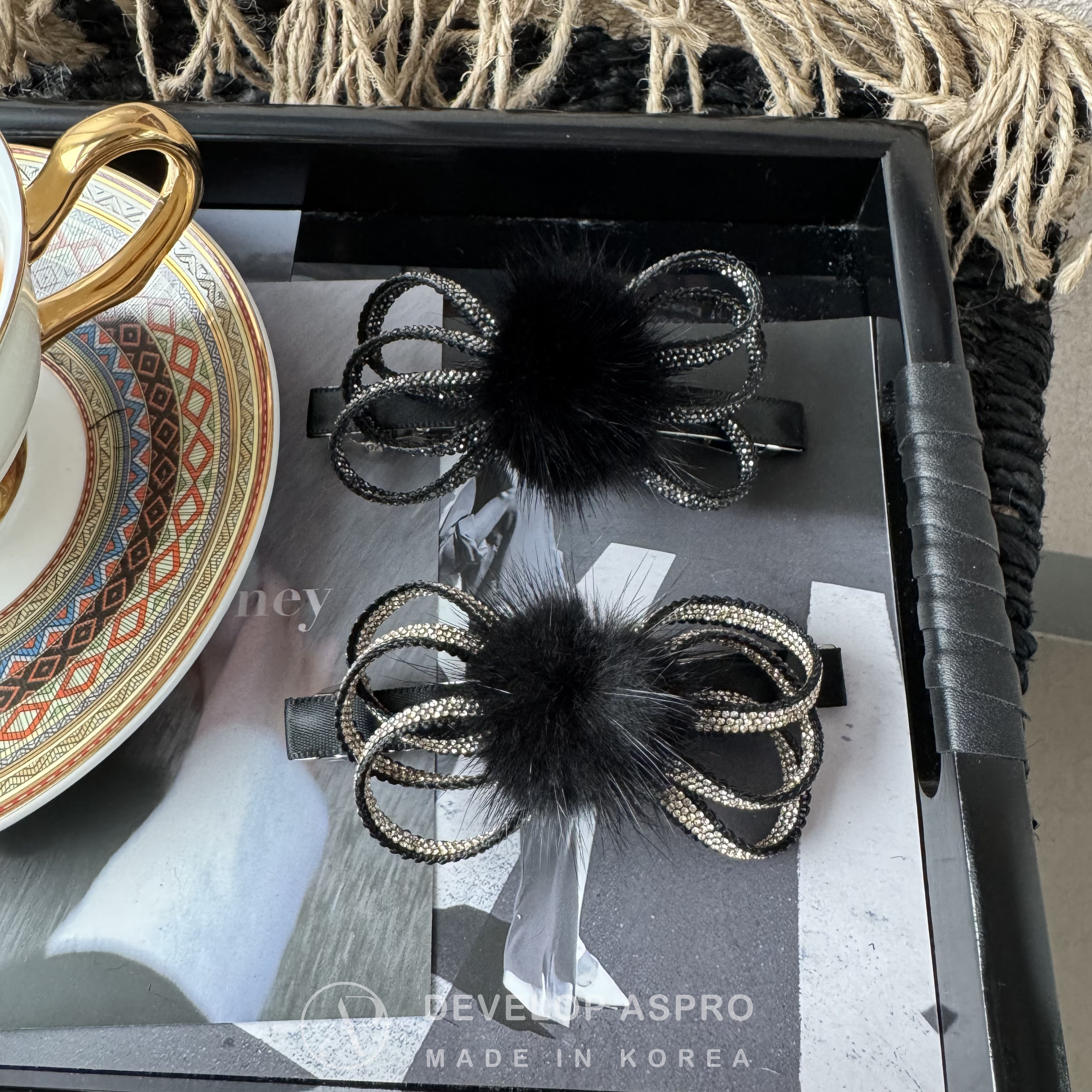 【现货】韩国新款上新发夹正品爆款减龄洋气弹簧夹XP137