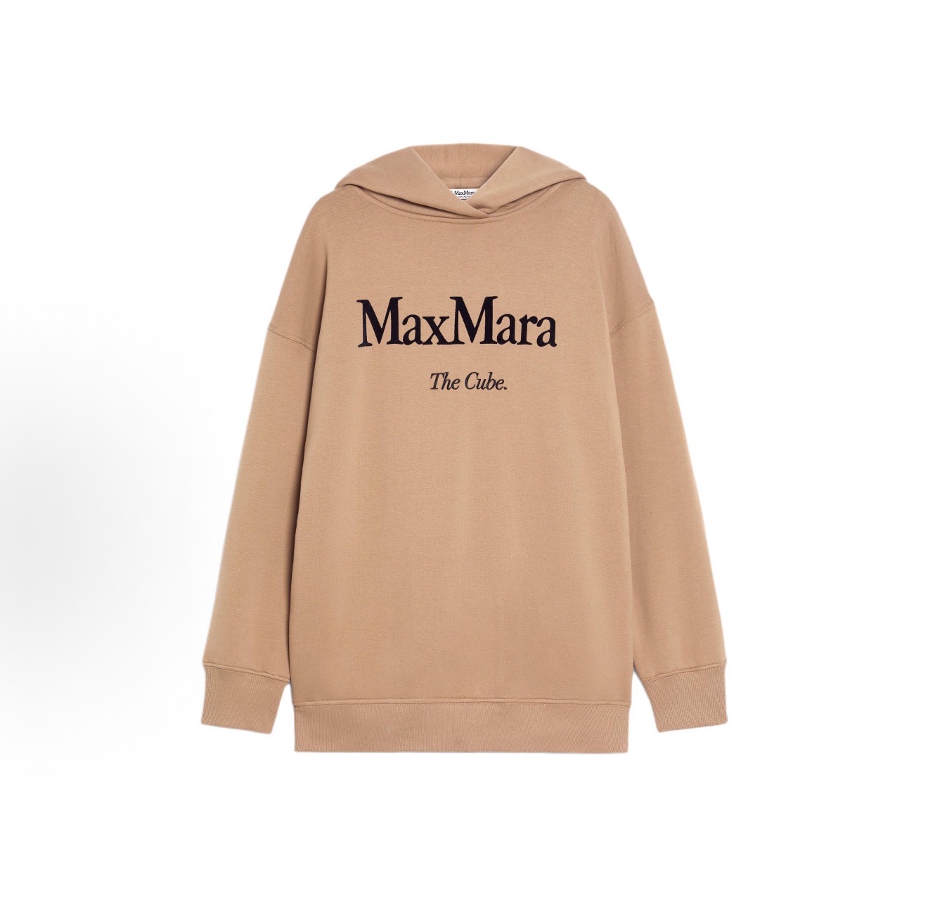 未使用 MaxMara 25年胸口字母logo套头连帽卫衣