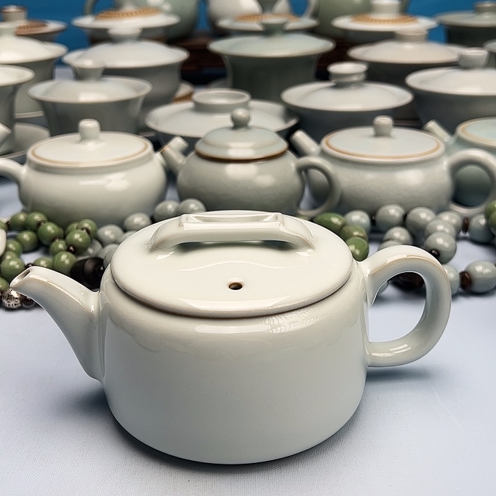 杯微微暇月白釉大汗瓦原了原釉原产地