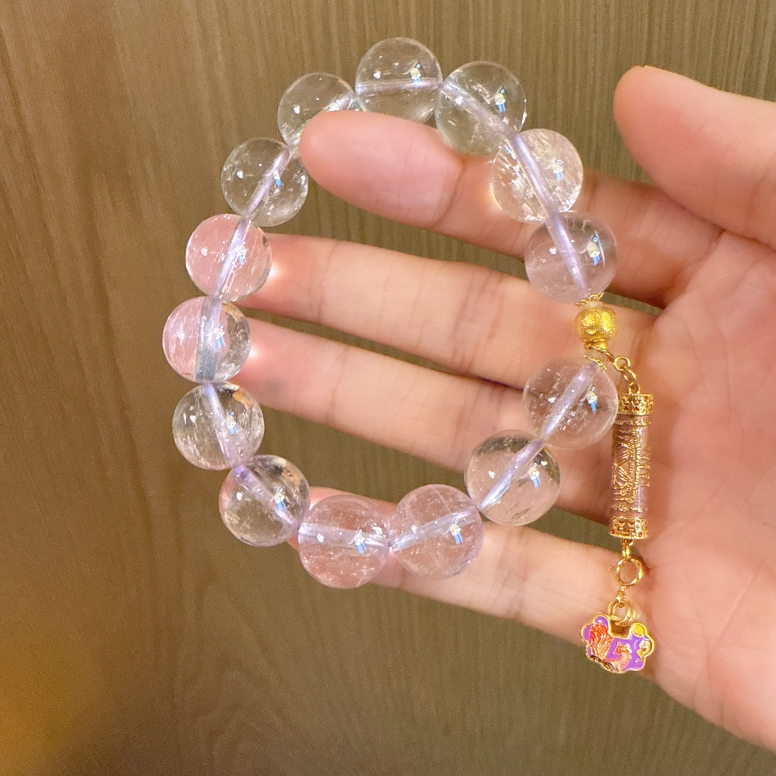 K35锂辉石未镶嵌手串25227