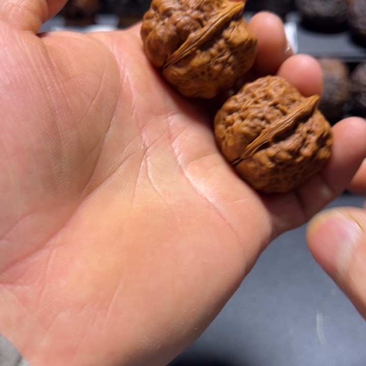 文玩核桃把件B金佛陀35mm