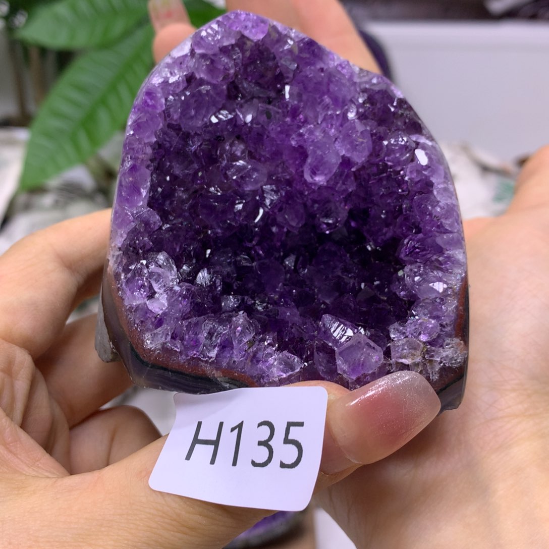 未镶嵌紫晶大型摆件（非配饰）H135