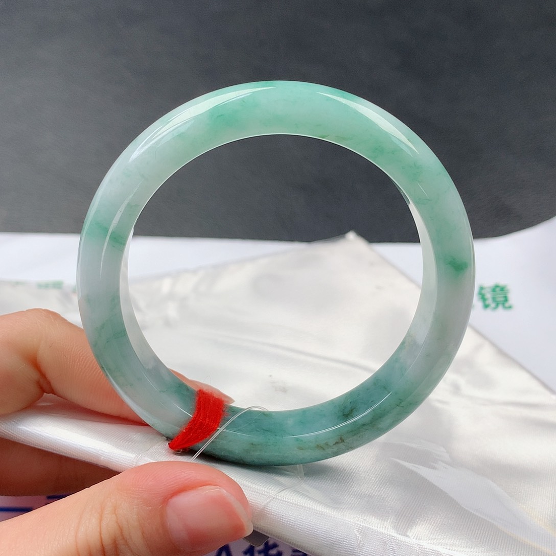 翡翠手镯未镶嵌90正56.5