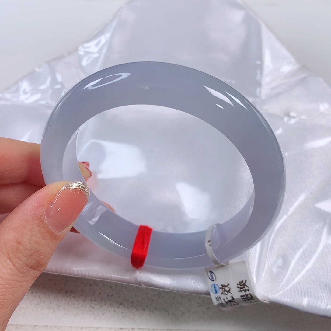 翡翠手镯未镶嵌 正圈①④⑧