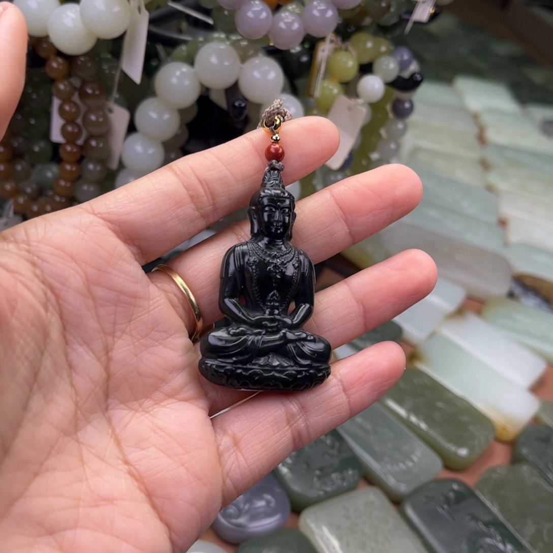 和田玉（糖玉）未镶嵌吊坠(不含链)