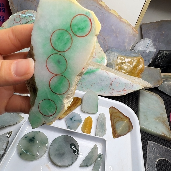 翡翠散珠缅甸翡翠15