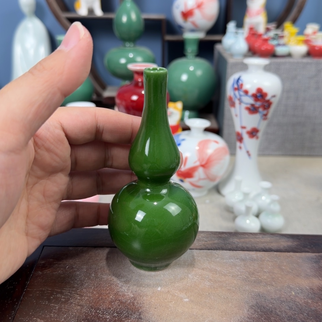 陶瓷手工小花器摆件