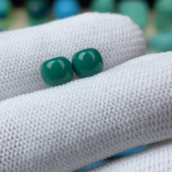 高瓷全玉华7mm老型一对福利