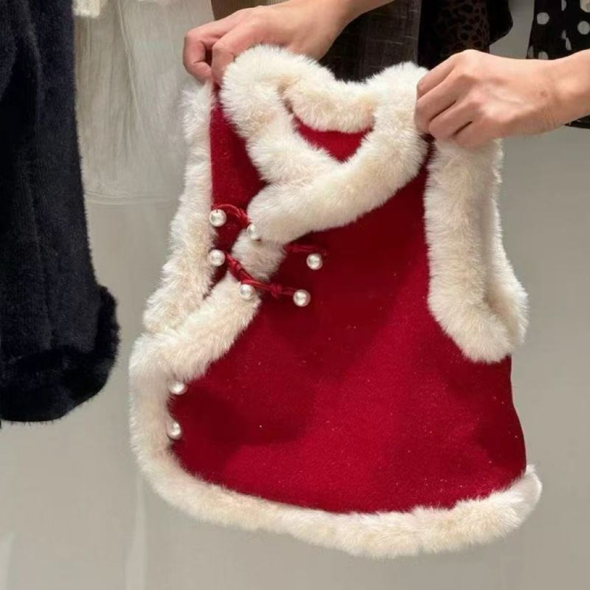 盘扣唐装小狗狗棉衣服厚新年喜庆秋冬装泰迪猫咪宠物冬天保暖冬季