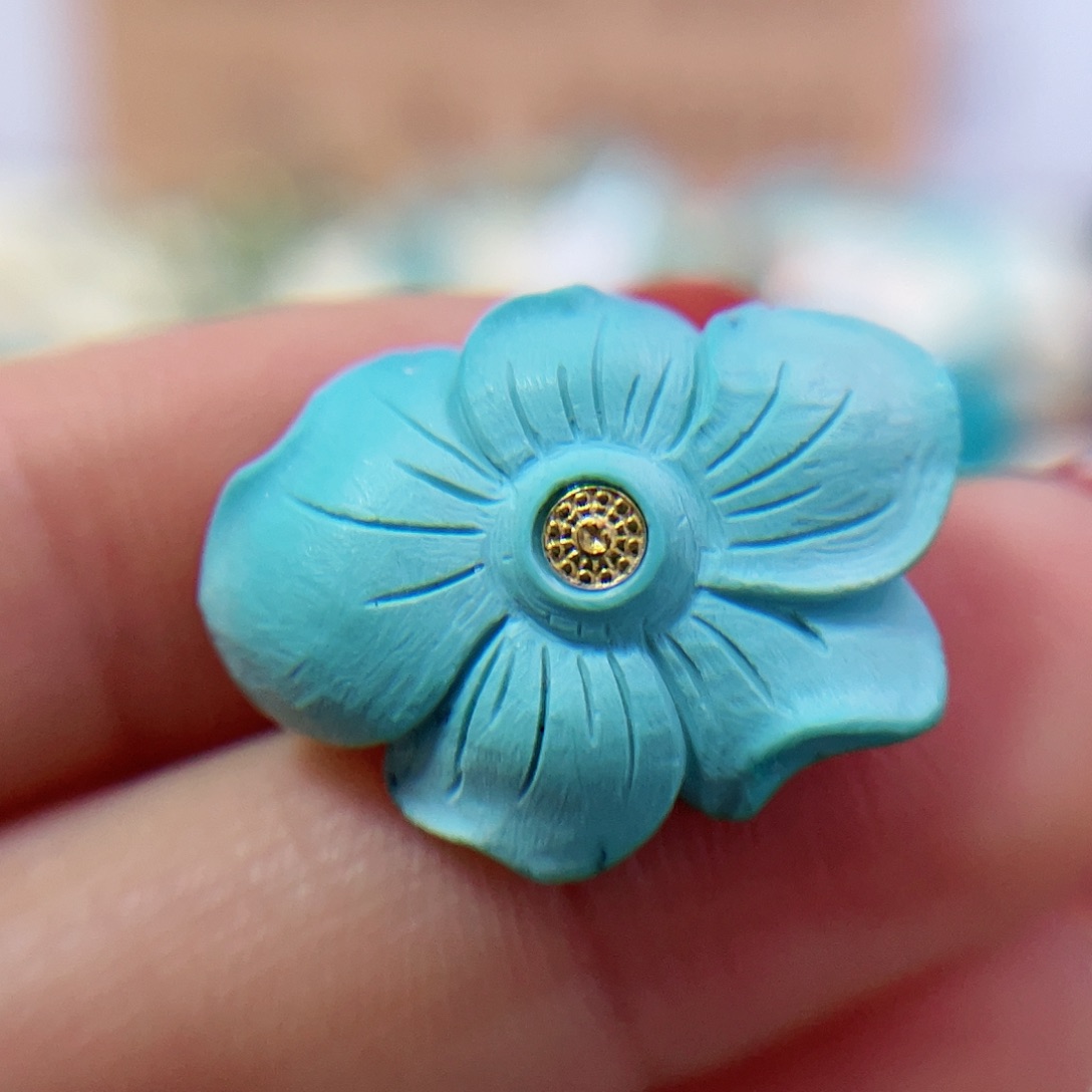 绿松石珠宝奇石未镶嵌