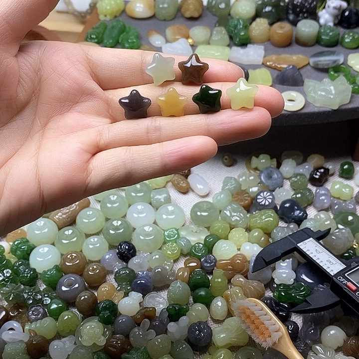 未镶嵌和田玉挂件星星98一个多样性发其一