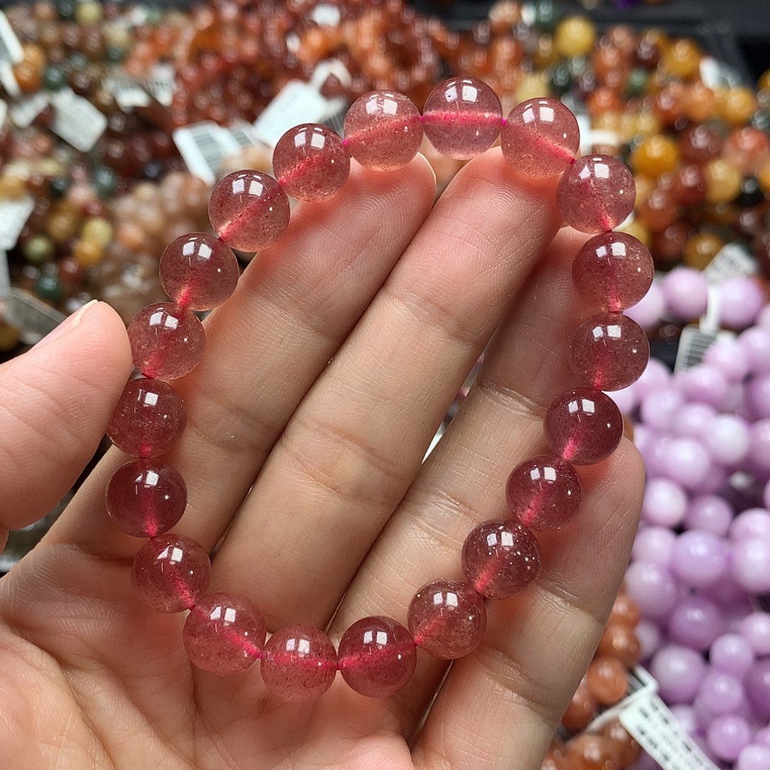 蓝***儿未镶嵌水晶手链9+mm