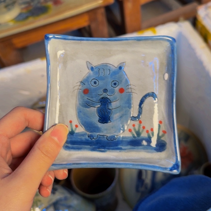 瓷片景德镇陶瓷手工手绘