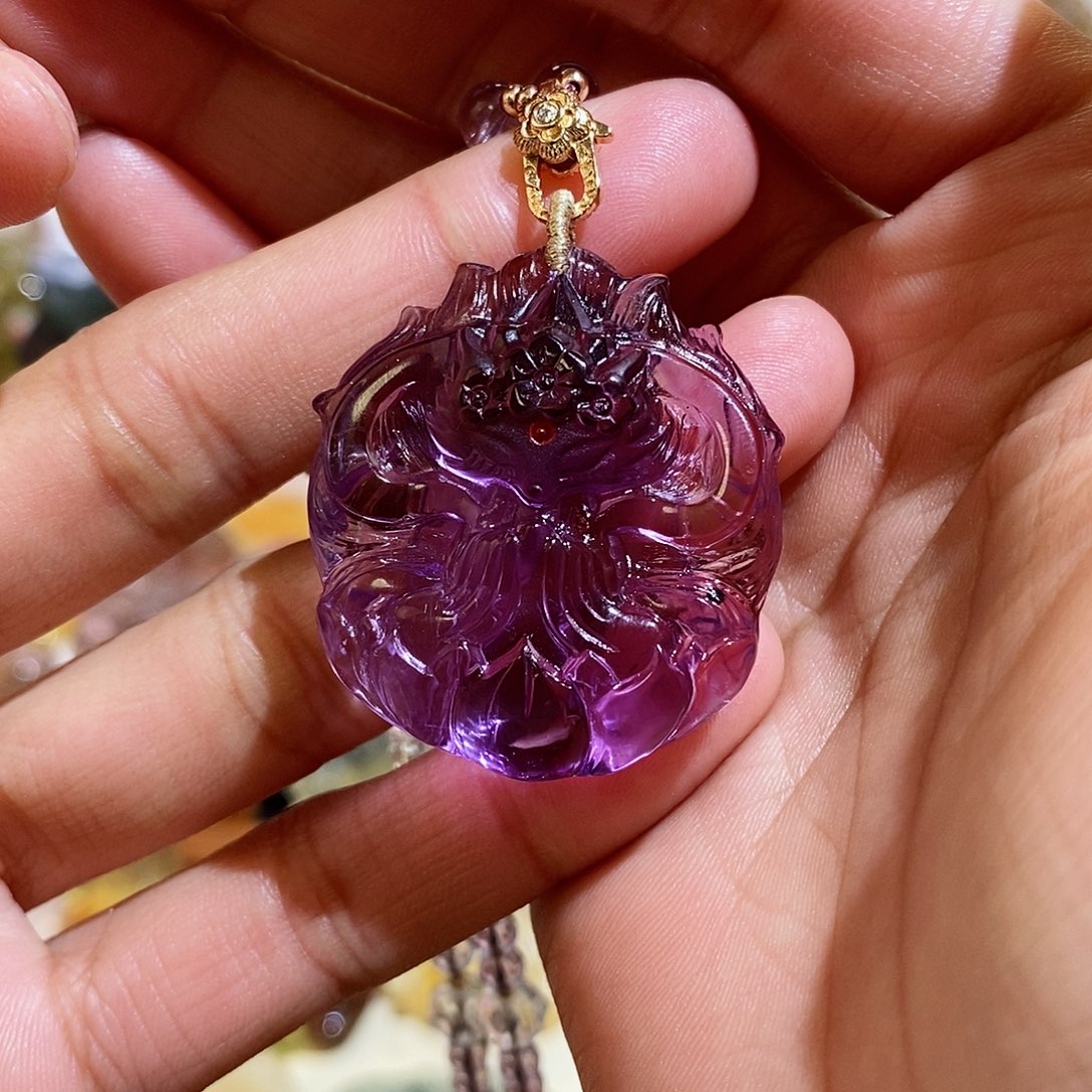 水晶颈饰未镶嵌闪**光水晶