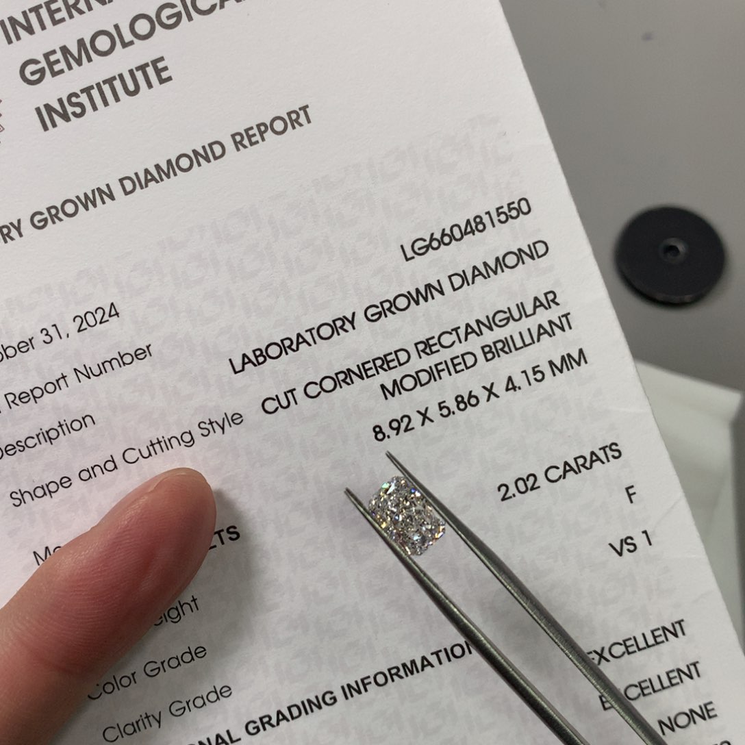 实验室培育钻石裸石未镶嵌