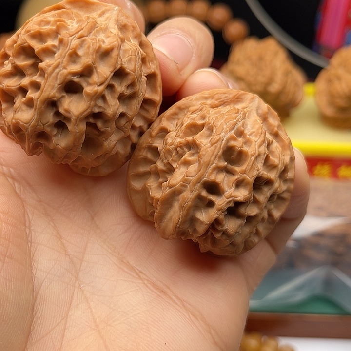 桃核把件40原桩苹果园