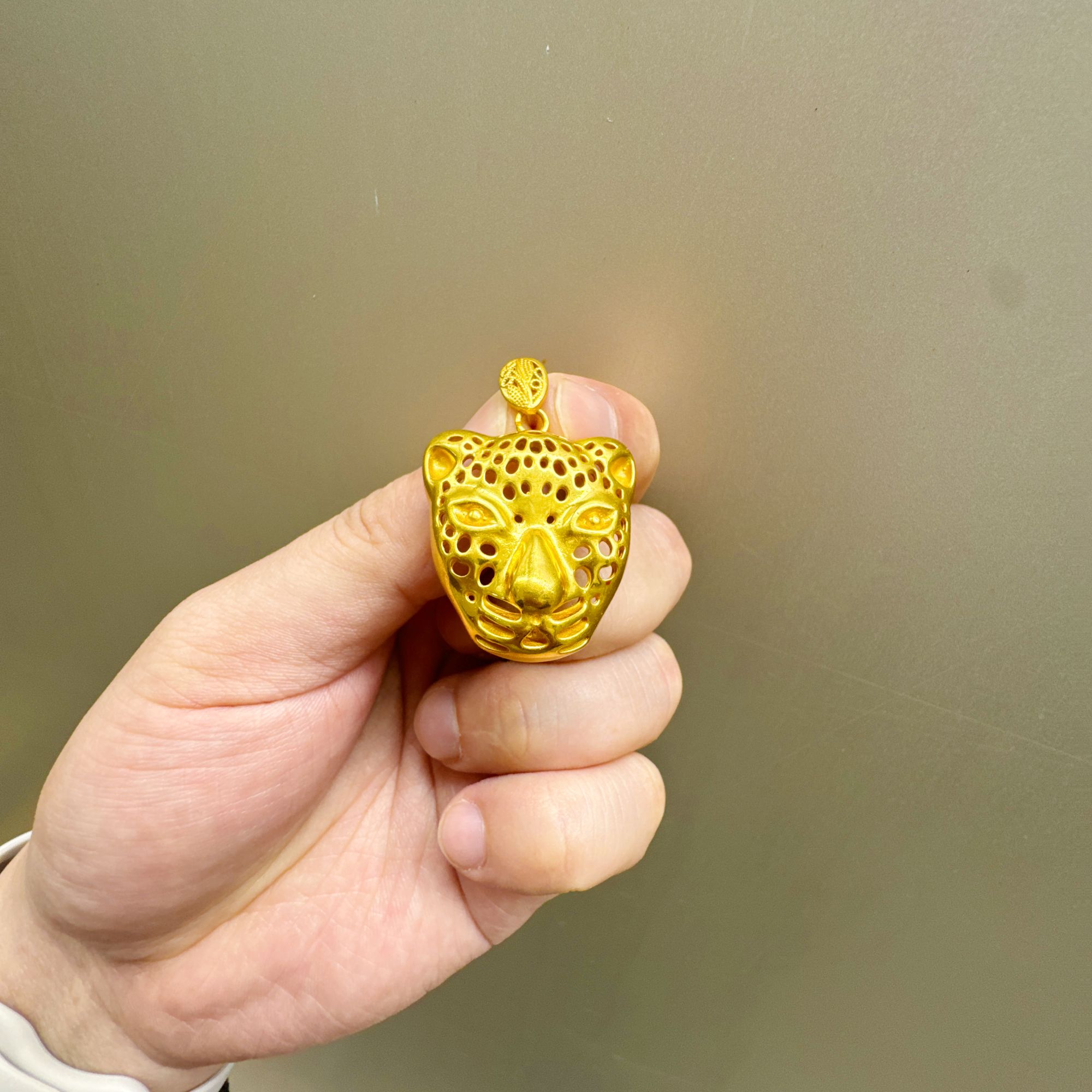 铜合金吊坠 #S058 古法吊坠里外一色饰品轻奢