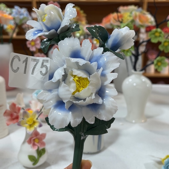 陶瓷非遗陶瓷手捏花175