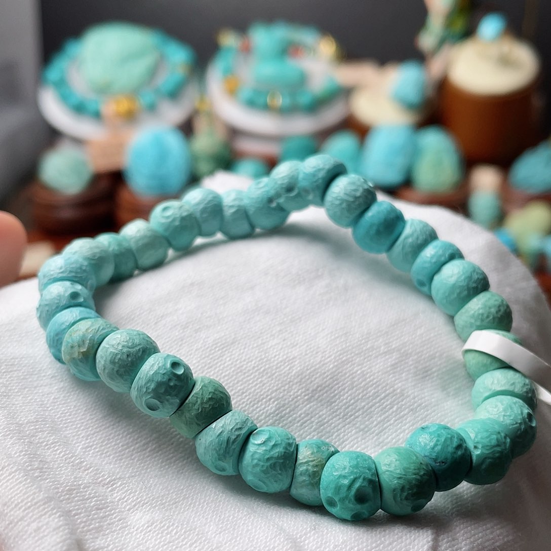 绿松石珠宝奇石未镶嵌