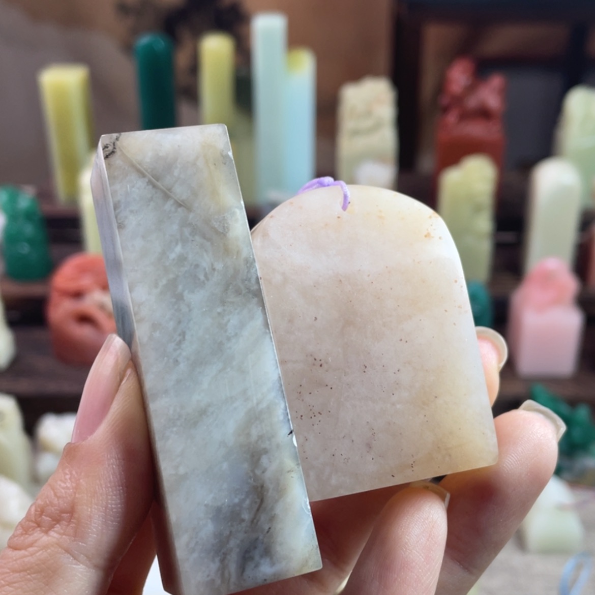 【闪购商品】昌化石印石编号是4975微瑕