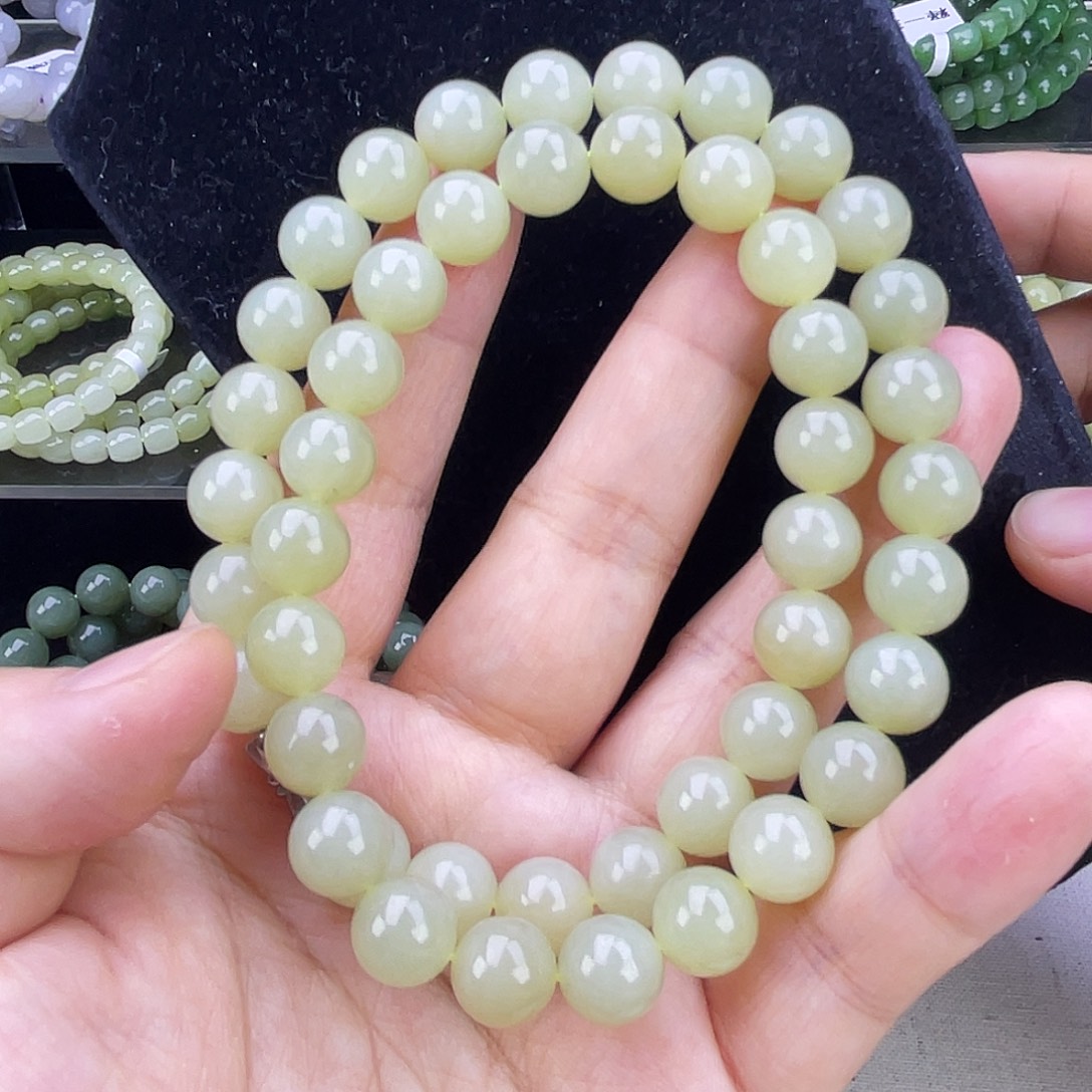 和田玉未镶嵌手链