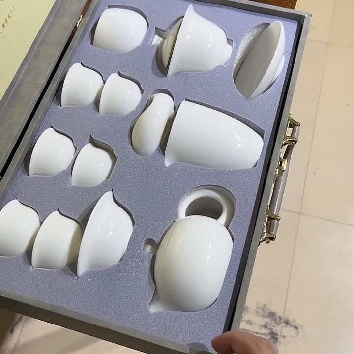 德化白瓷礼盒套装