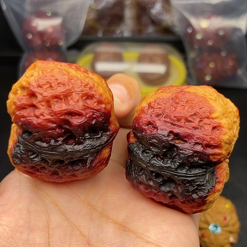 【闪购商品】把件文玩核桃44尺肥蟾