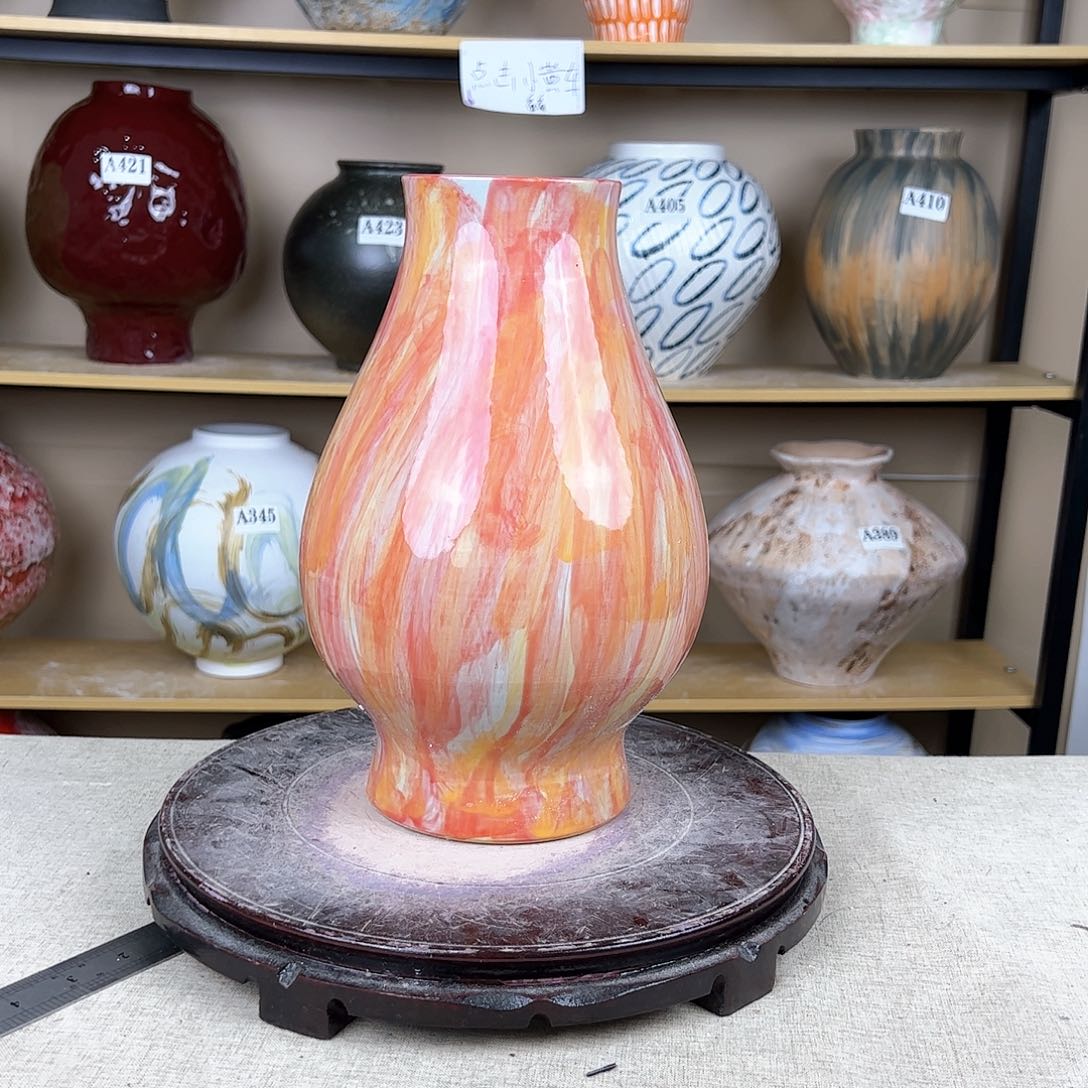 陶瓷6808花瓶摆件创意