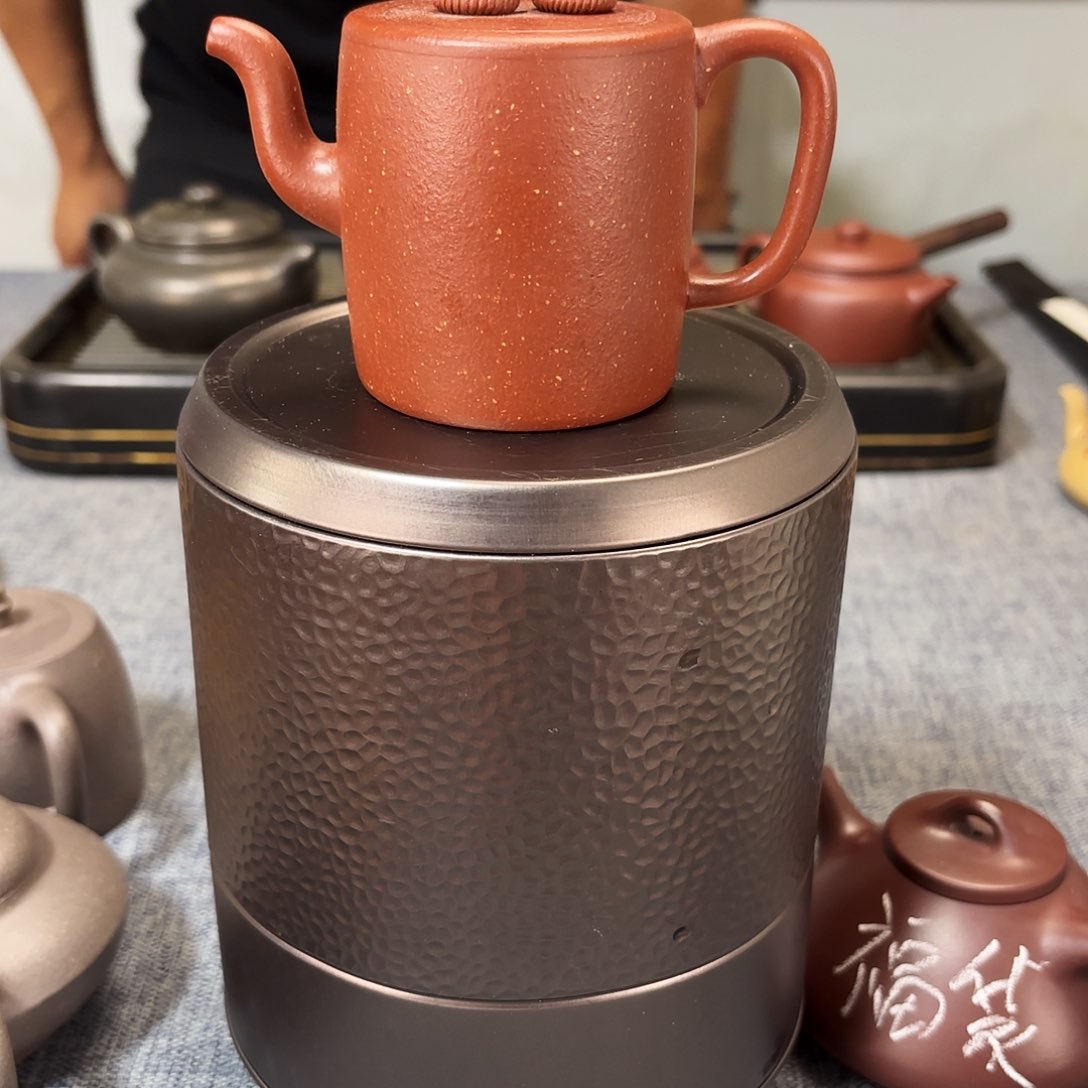 茶壶紫砂全手工双圈