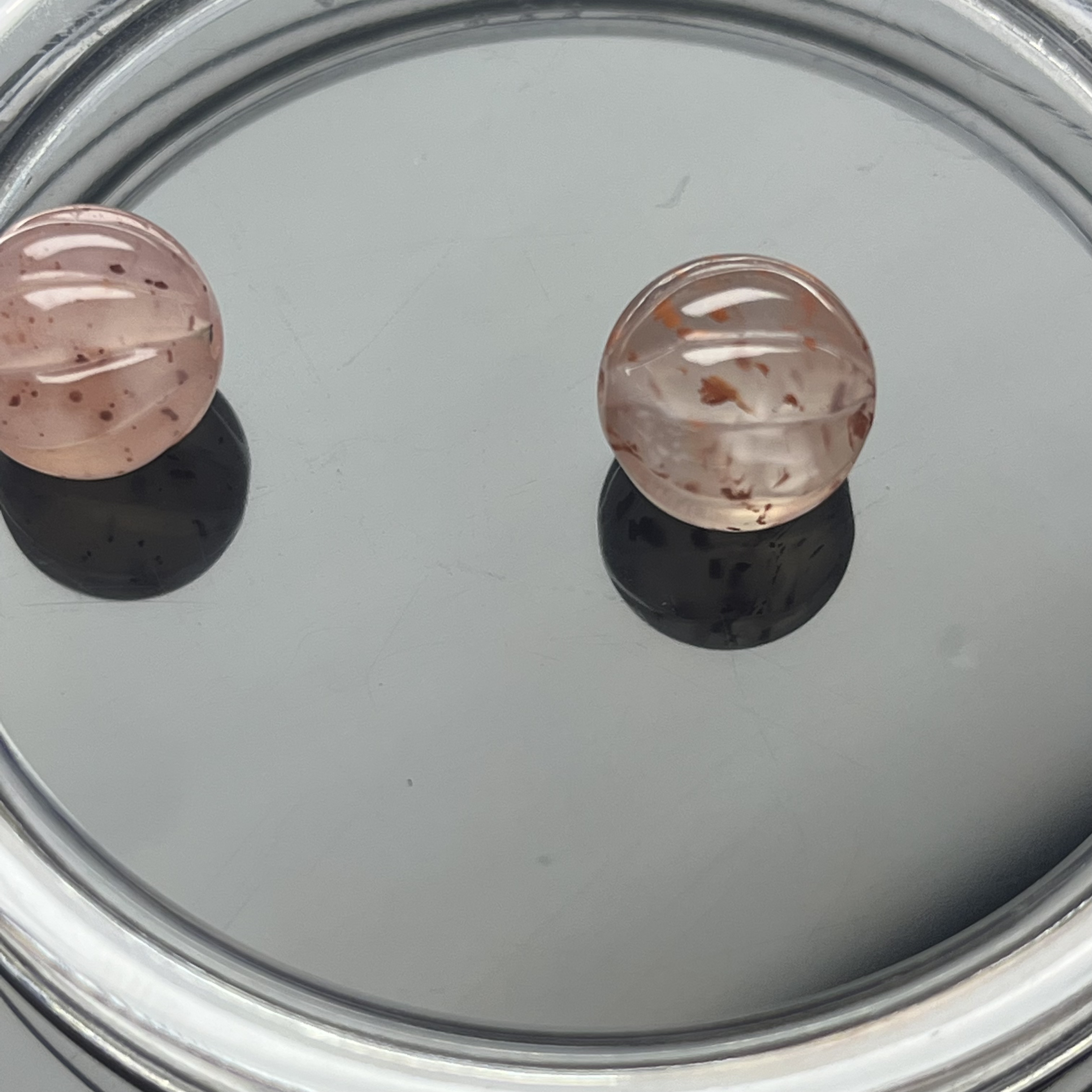 南红飘花瓜珠 尺寸10mm左右 文玩配饰 顶珠 腰珠 多样性发货