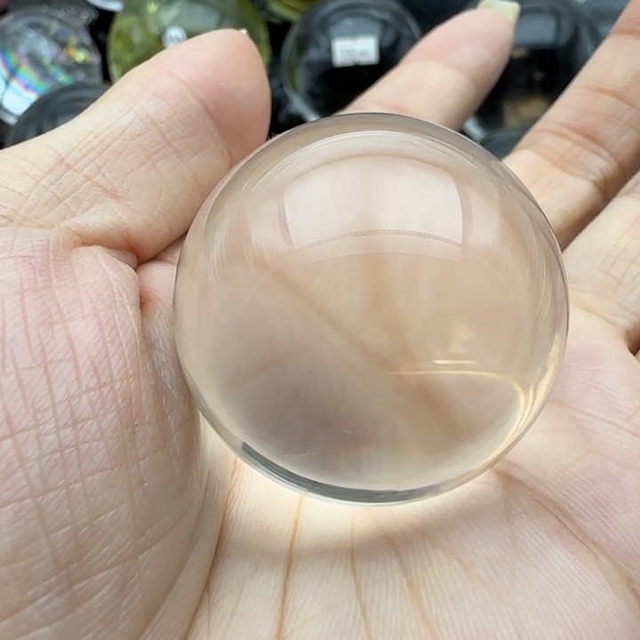 天然水晶球Q4未镶嵌水晶天然3.5公分