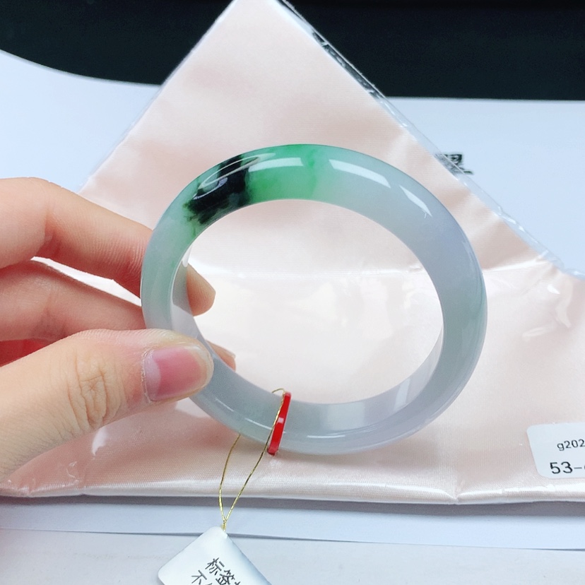 【闪购商品】翡翠手镯未镶嵌天然缅甸a货手镯53