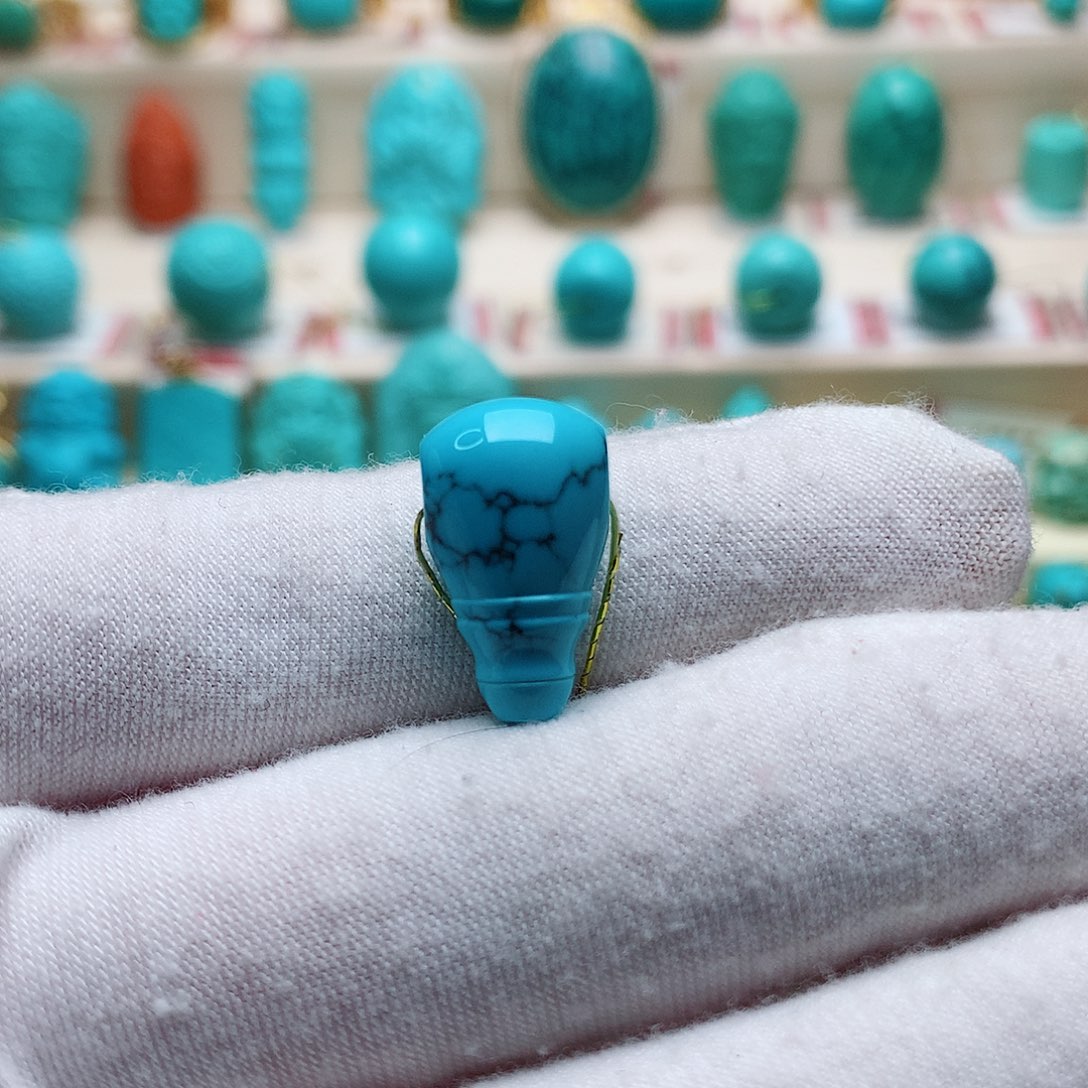 绿松石珠宝半成品未镶嵌