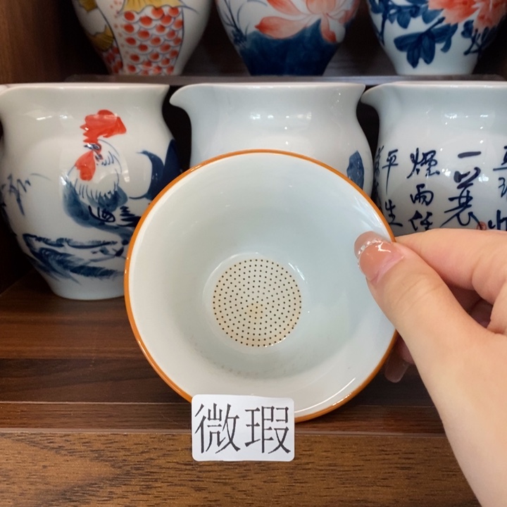 釉下老陶泥手工绘制