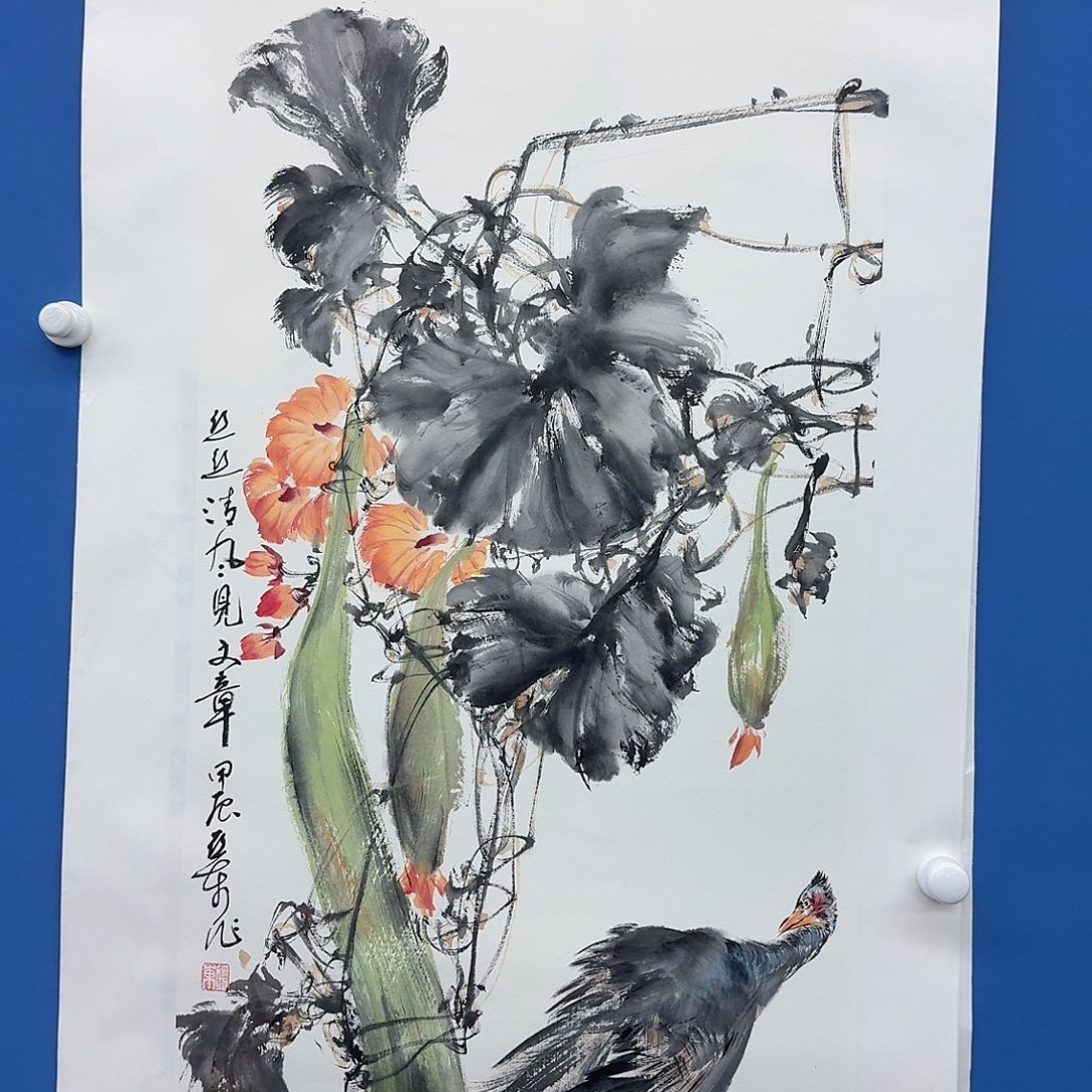 国画多次参加国内外大型