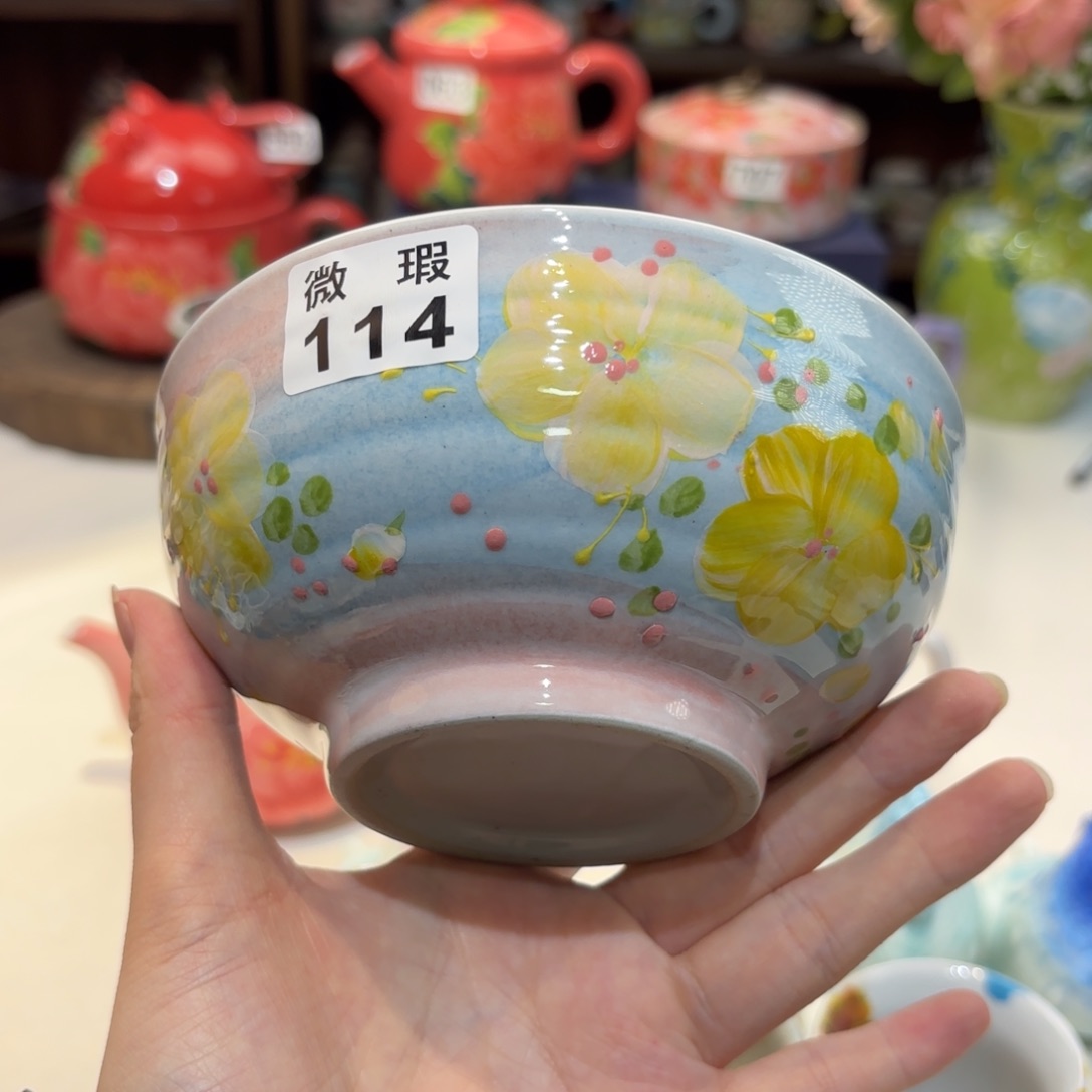 景德镇手绘高温釉下彩陶瓷茶具