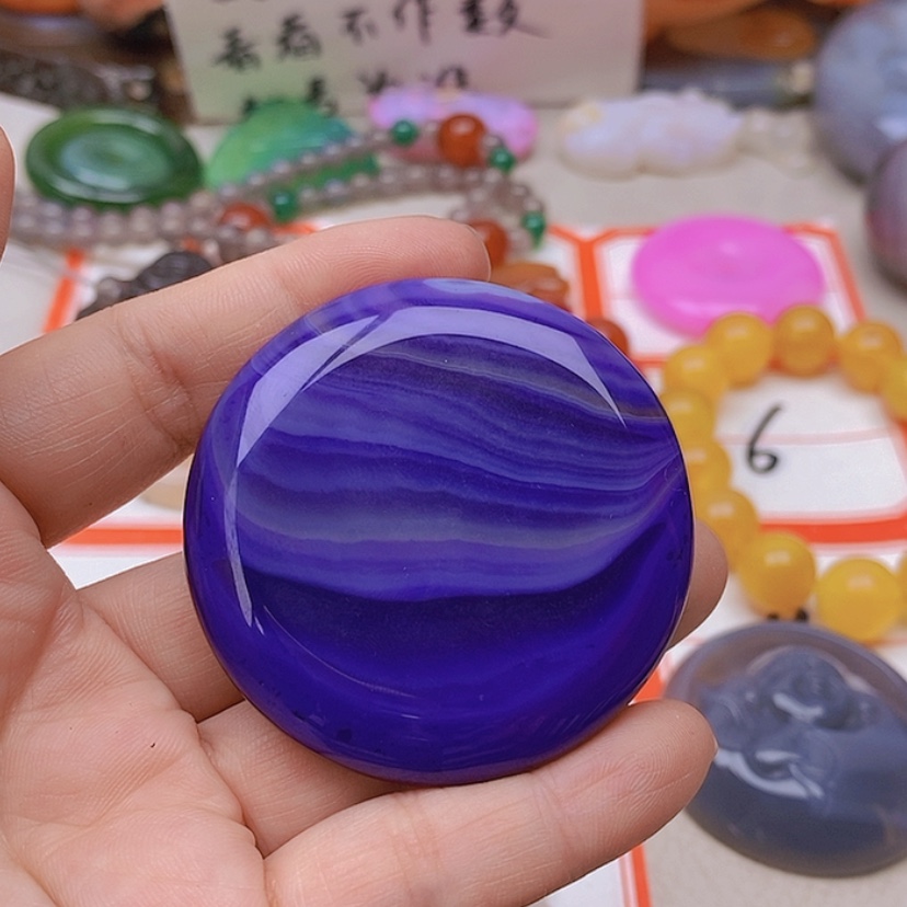 【闪购商品】未镶嵌玛瑙/玉髓珠宝半成品心****8