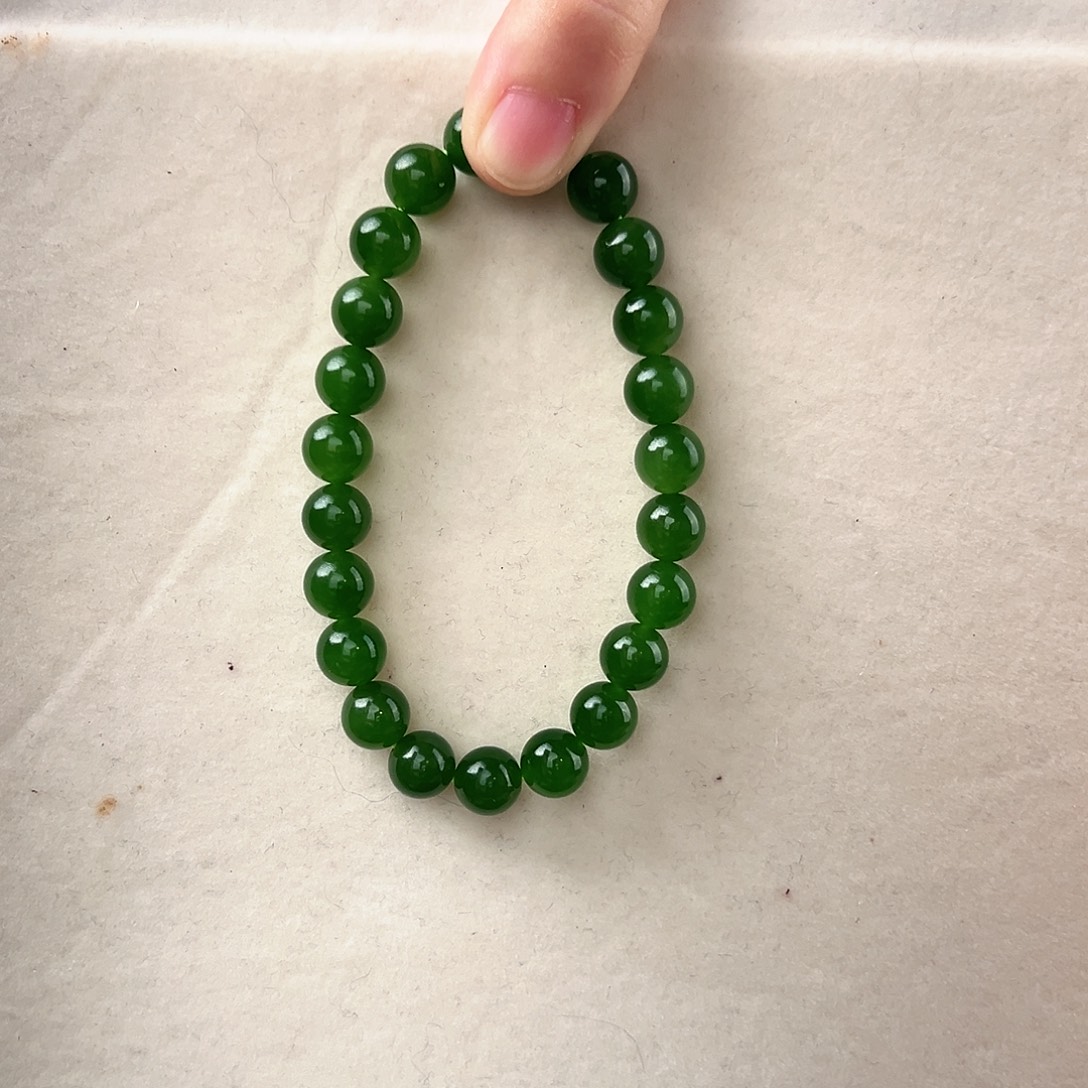 和田玉（碧玉）未镶嵌手串