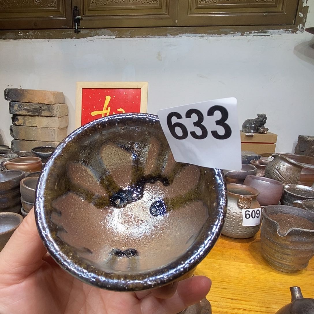 高温柴烧陶泥主人杯