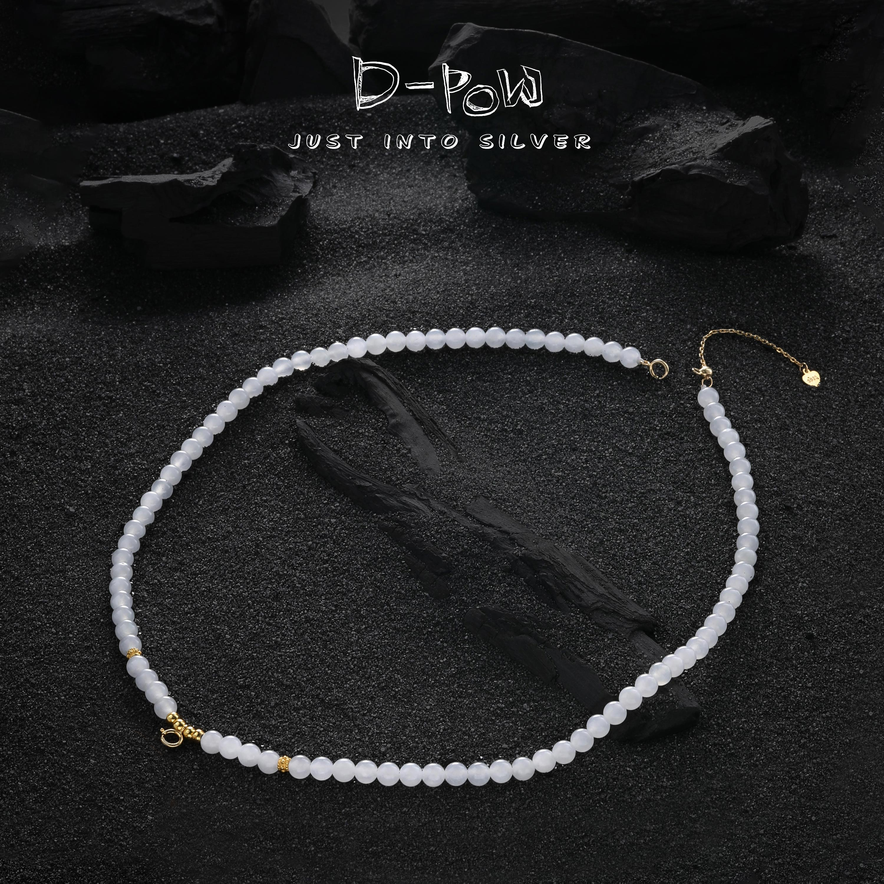 灯小炮和田玉项链（50cm）（DXP136）