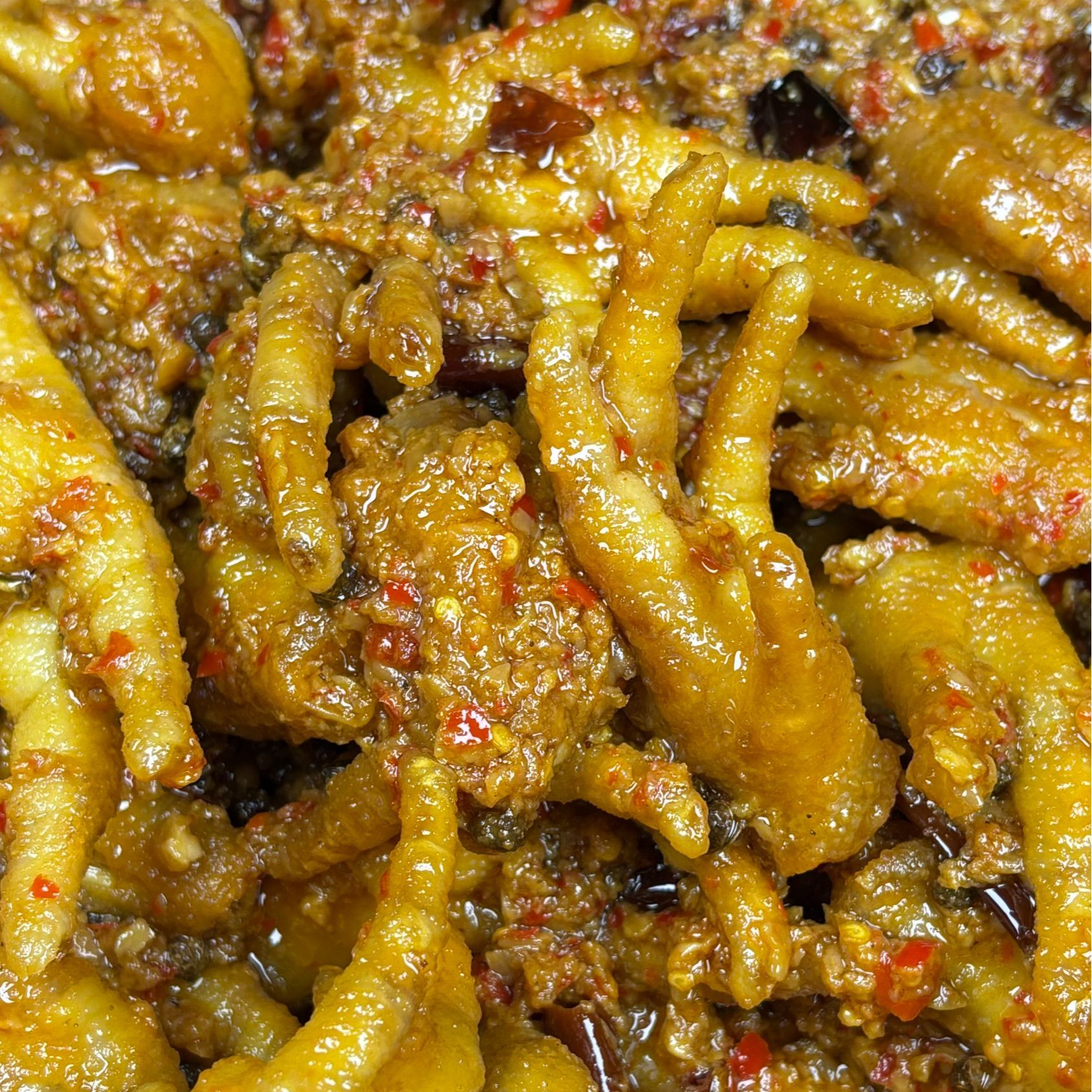 蒜香香辣鸡脚休闲解馋小零食有嚼劲含掌中宝