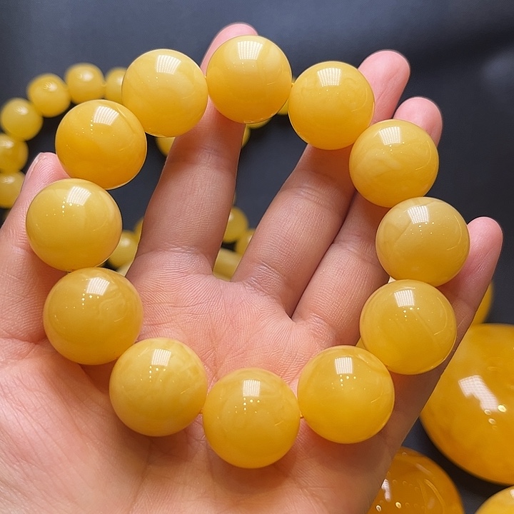 琥珀裸石未镶嵌琥珀蜜蜡