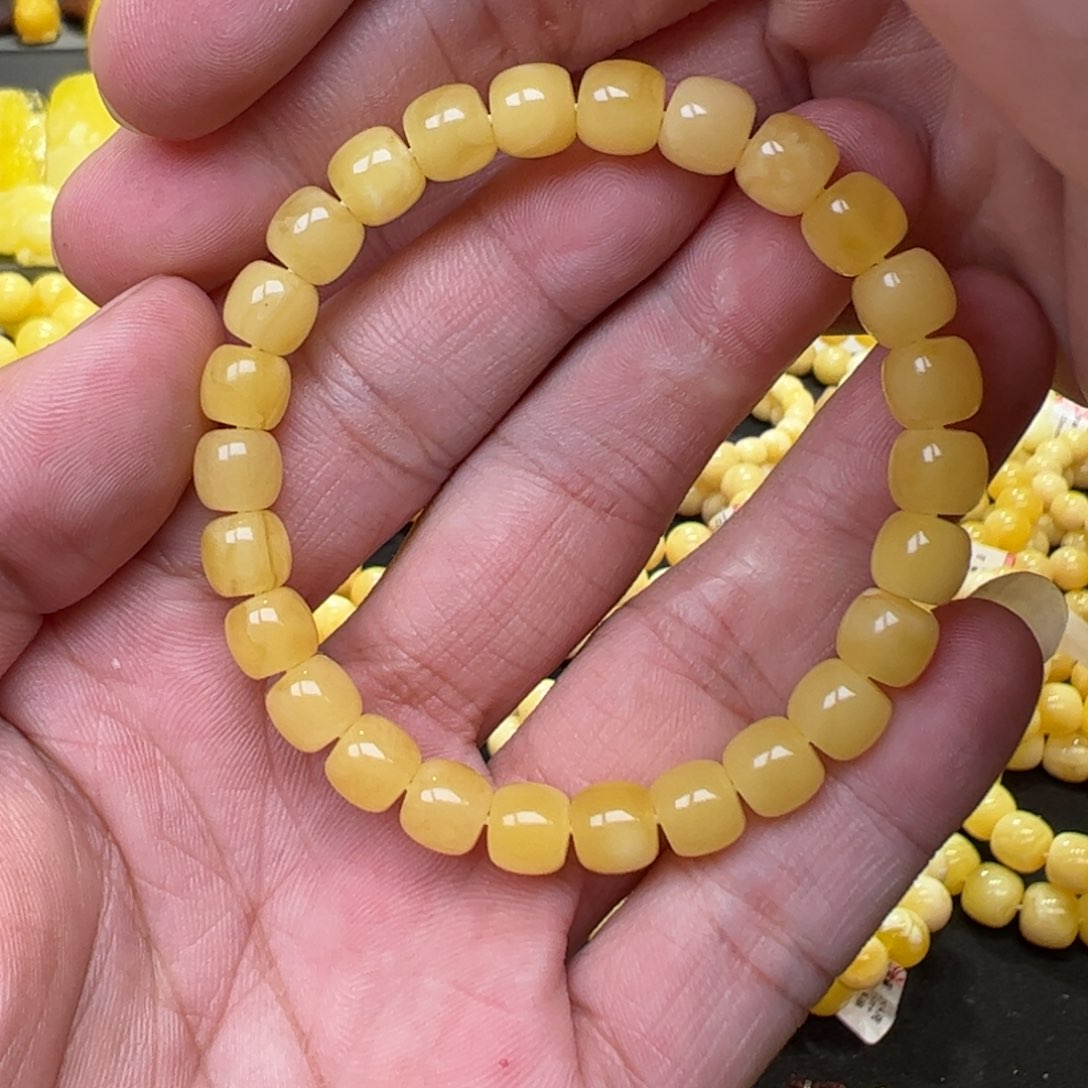 【闪购商品】琥珀珠宝奇石未镶嵌7mm7.3g