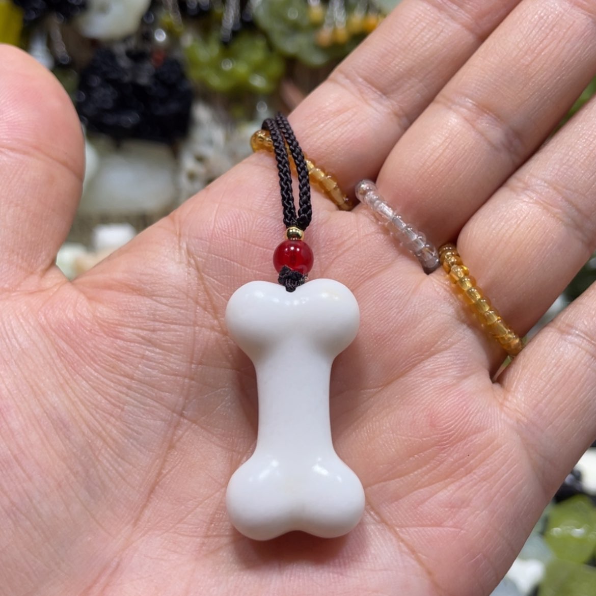 【闪购商品】岫玉颈饰未镶嵌52吊坠